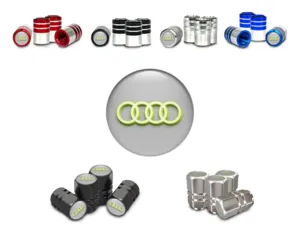 Audi Cappelli valvola Bici Stile Lusso Pro